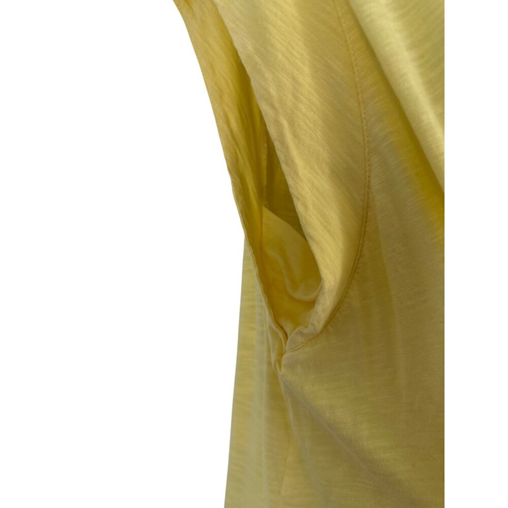 J. Jill Women's Yellow Collared Sleeveless Button-Down Shirt Top XL - Picture 3 of 9